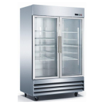 Two Door Freezer - Glass Door
